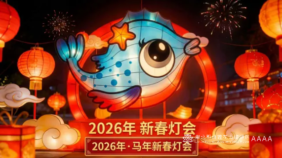 鄂州莲花山新春灯会来啦，18 天不打烊！